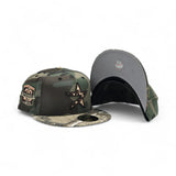 Woodland Camo Houston Astros Real Tree Visor Gray Bottom 20th Anniversary Side patch New Era 59Fifty Fitted