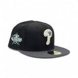 Black Philadelphia Phillies Dark Gray Visor Gray Bottom 2026 All Star Game Side Patch New Era 59Fifty Fitted