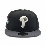 Black Philadelphia Phillies Dark Gray Visor Gray Bottom 2026 All Star Game Side Patch New Era 59Fifty Fitted