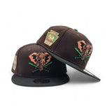 Brown Oakland Athletics Black Visor Green Bottom 1929 World Series Side Patch New Era 59Fifty Fitted