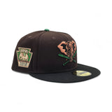 Brown Oakland Athletics Black Visor Green Bottom 1929 World Series Side Patch New Era 59Fifty Fitted