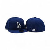 Royal Blue Los Angeles Dodgers Gray Bottom Hummingbird City Art Side Patch New Era 59Fifty Fitted