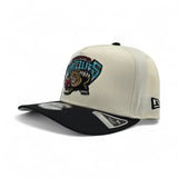Off White Vancouver Grizzlies Black Pre Curved Visor Gray Bottom New Era 9Fifty A Frame Hardwood Classics Snapback