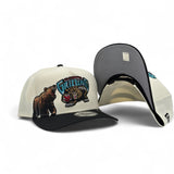 Off White Vancouver Grizzlies Black Pre Curved Visor Gray Bottom New Era 9Fifty A Frame Hardwood Classics Snapback