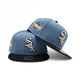 Sky Blue Chicago White Sox Black Visor Gray Bottom 2005 World Series New Era 9Fifty Snapback