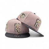 Pink Rouge Kansas City Royals Dark Gray Visor Gray Bottom 2012 All Star Game Side Patch New Era 9fifty Snapback