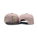 Pink Rouge Kansas City Royals Dark Gray Visor Gray Bottom 2012 All Star Game Side Patch New Era 9fifty Snapback