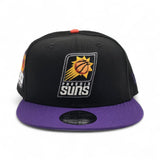 Black Phoenix Suns Purple Visor Gray Bottom 30th Anniversary Side Patch New Era 9Fifty Snapback