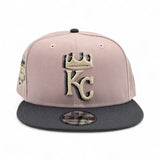 Pink Rouge Kansas City Royals Dark Gray Visor Gray Bottom 2012 All Star Game Side Patch New Era 9fifty Snapback