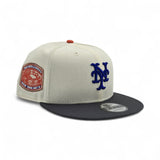 Off White New York Mets Dark Gray Visor Gray Bottom 1969 World Series Side Patch 9Fifty Snapback