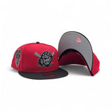 Red Pittsburgh Pirates Black Visor Gray Bottom 1959 All Star Game Side Patch New Era 9Fifty Snapback