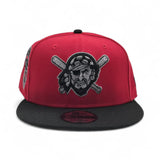 Red Pittsburgh Pirates Black Visor Gray Bottom 1959 All Star Game Side Patch New Era 9Fifty Snapback