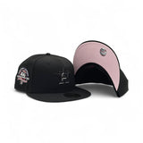 Black Houston Astros Pink Bottom 45th Anniversary Side Patch New Era Fitted