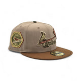 Camel St. Louis Cardinals Toasted Peanut Visor Gray Bottom 1931 World Series New Era 59Fifty Fitted