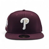 Maroon Philadelphia Phillies Gray Bottom 2026 All Star Game Side Patch New Era 59Fifty Fitted