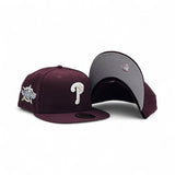 Maroon Philadelphia Phillies Gray Bottom 2026 All Star Game Side Patch New Era 59Fifty Fitted
