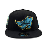 Matching Black Los Angeles Angels Gray Bottom 40th Anniversary 9Fifty New Era Snapback For Gamma Blue 11