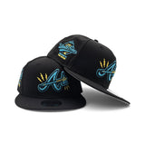 Matching Black Atlanta Braves Gray Bottom 1995 World Series Welcome To The Show Side Patch New Era 9Fifty Snapback For Gamma 11