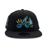 Matching Black Atlanta Braves Gray Bottom 1995 World Series Welcome To The Show Side Patch New Era 9Fifty Snapback For Gamma 11