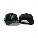 Matching Black Pittsburgh Pirates Curved Brim Gray Bottom Pirates Side Patch New Era A-Frame 9Forty Snapback For Gamma Blue 11