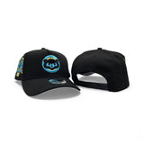 Matching Black Chicago Cubs Curved Brim Gray Bottom 1990 All Star Game New Era Curved Brim A-Frame 9Forty Snapback For Gamma Blue 11