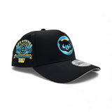 Matching Black Chicago Cubs Curved Brim Gray Bottom 1990 All Star Game New Era Curved Brim A-Frame 9Forty Snapback For Gamma Blue 11