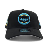 Matching Black Chicago Cubs Curved Brim Gray Bottom 1990 All Star Game New Era Curved Brim A-Frame 9Forty Snapback For Gamma Blue 11
