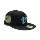 Matching Black Chicago Blackhawks Gray Bottom 42nd All Star Game Side Patch New Era 59Fifty Fitted For Gamma Blue 11