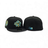 Matching Black Toronto Blue Jays Gray Bottom 30th Anniversary Side Patch New Era 59Fifty Fitted For Gamma Blue 11