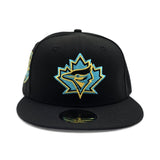 Matching Black Toronto Blue Jays Gray Bottom 30th Anniversary Side Patch New Era 59Fifty Fitted For Gamma Blue 11