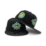 Matching Black Toronto Blue Jays Gray Bottom 30th Anniversary Side Patch New Era 59Fifty Fitted For Gamma Blue 11