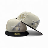 Off White City Connect Houston Astros Black Visor Pink Bottom Space City Side Patch New Era 59Fifty Fitted