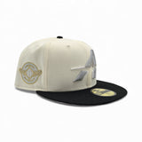 Off White City Connect Houston Astros Black Visor Pink Bottom Space City Side Patch New Era 59Fifty Fitted