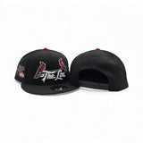 Black St Louis Cardinals “The Lou” Red Bottom 1982 World Series 9Fifty New Era Snapback