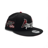 Black St Louis Cardinals “The Lou” Red Bottom 1982 World Series 9Fifty New Era Snapback