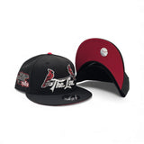 Black St Louis Cardinals “The Lou” Red Bottom 1982 World Series 9Fifty New Era Snapback