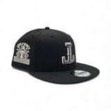 Black Upside Down Texas Rangers Gray Bottom 2023 World Series Champions Side Patch New Era Snapback