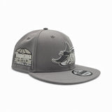 Gray Tampa Bay Rays Gray Bottom Tropicana Field Side Patch New Era 9Fifty Snapback