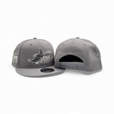 Gray Tampa Bay Rays Gray Bottom Tropicana Field Side Patch New Era 9Fifty Snapback