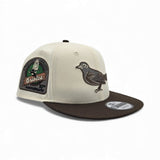 Off White Baltimore Orioles Brown Visor Green Bottom 30th Anniversary Side Patch New Era 9Fifty Snapback