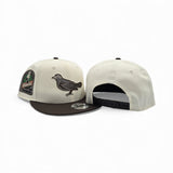 Off White Baltimore Orioles Brown Visor Green Bottom 30th Anniversary Side Patch New Era 9Fifty Snapback