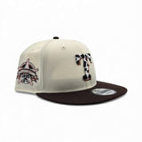 Off White Texas Rangers Cow Print Logo Brown Visor Pink Bottom 1995 All Star Game Side Patch New Era Snapback