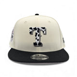Off White Texas Rangers Cow Print Logo Black Visor Pink Bottom 1995 All Star Game Side Patch New Era Snapback