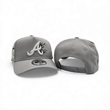 Gray Atlanta Braves Gray Bottom Curved Brim 2000 All Star Game Side Patch New Era 9Fifty A-frame Snapback (Copy)