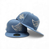 Sky Blue Los Angeles Angels Gray Bottom 2010 All Star Game Side Patch New Era 59Fifty Fitted