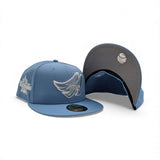 Sky Blue Los Angeles Angels Gray Bottom 2010 All Star Game Side Patch New Era 59Fifty Fitted