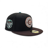 Black Seattle Mariners Brown Visor Gray Bottom 2023 All Star Game Side Patch New Era 59Fifty Fitted