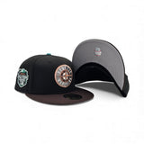 Black Seattle Mariners Brown Visor Gray Bottom 2023 All Star Game Side Patch New Era 59Fifty Fitted