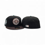 Black Seattle Mariners Brown Visor Gray Bottom 2023 All Star Game Side Patch New Era 59Fifty Fitted