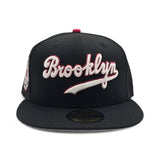 Black Glow In The Dark Brooklyn Dodgers Gray Bottom 1942 All Star Game Side Patch New Era 59Fifty Fitted